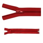 Zamek błyskawiczny #5 Rozdzielczy 50cm Czerwień 5szt