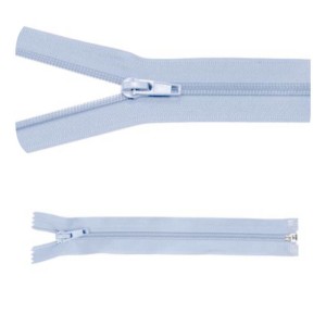 Zamek błyskawiczny #5 Rozdzielczy 25cm Jasno Niebieski 5szt