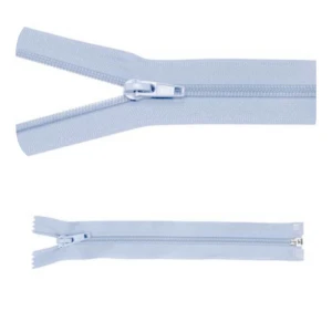Zamek błyskawiczny #5 Rozdzielczy 45cm Jasno Niebieski 5szt