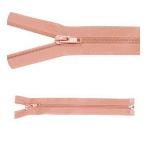 Zamek błyskawiczny #5 Rozdzielczy 25cm Brudny Róż 5szt 