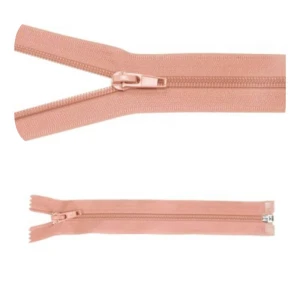 Zamek błyskawiczny #5 Rozdzielczy 65cm Brudny Róż 5szt