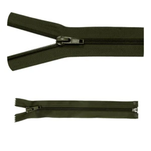 Zamek błyskawiczny #5 Rozdzielczy 65cm Ciemna Oliwka 5szt