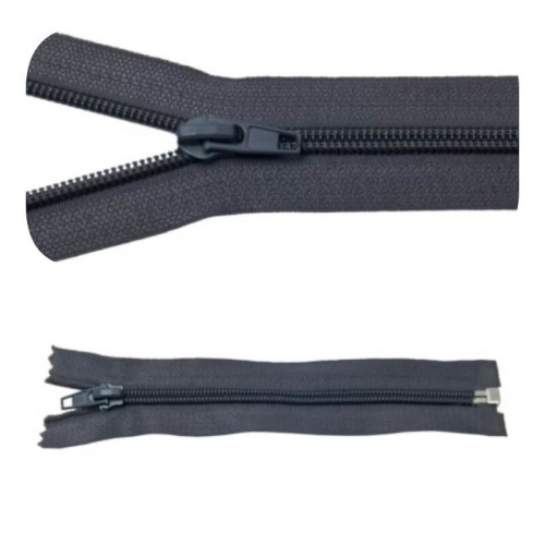 Zamek błyskawiczny #5 Rozdzielczy 35cm Grafit 5szt