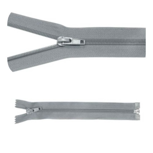 Zamek błyskawiczny #5 Rozdzielczy 65cm Zimny Popiel 5szt