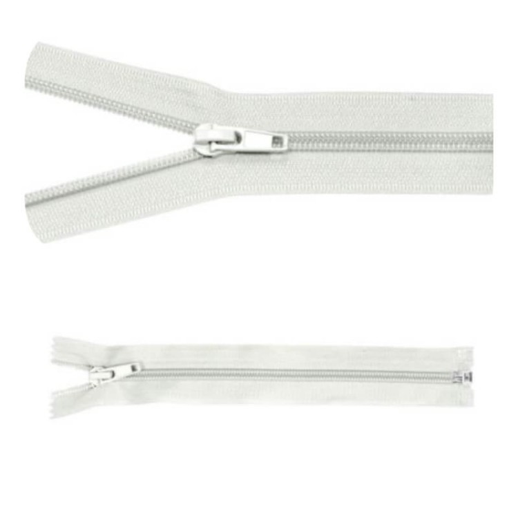 Zamek błyskawiczny #5 Rozdzielczy 60cm Blado Szary 5szt