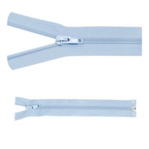 Zamek błyskawiczny #5 Rozdzielczy 25cm Błękit 5szt