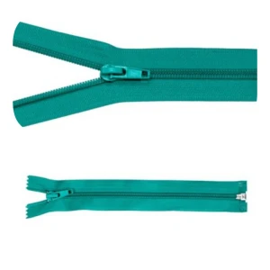 Zamek błyskawiczny #5 Rozdzielczy 50cm Turkus 5szt