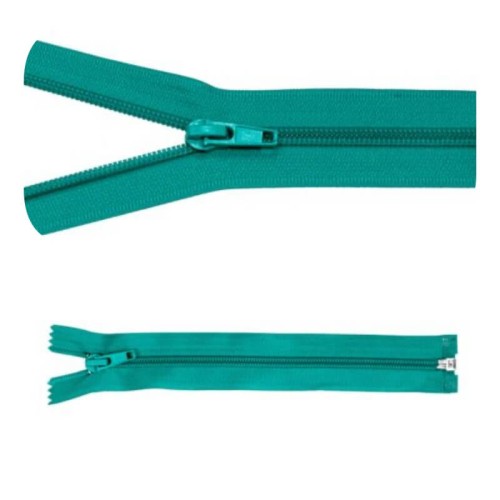 Zamek błyskawiczny #5 Rozdzielczy 50cm Turkus 5szt