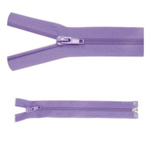 Zamek błyskawiczny #5 Rozdzielczy 25cm Lila 5szt