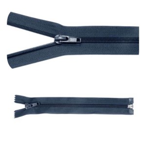 Zamek błyskawiczny #5 Rozdzielczy 25cm Ciemny Niebieski 5szt