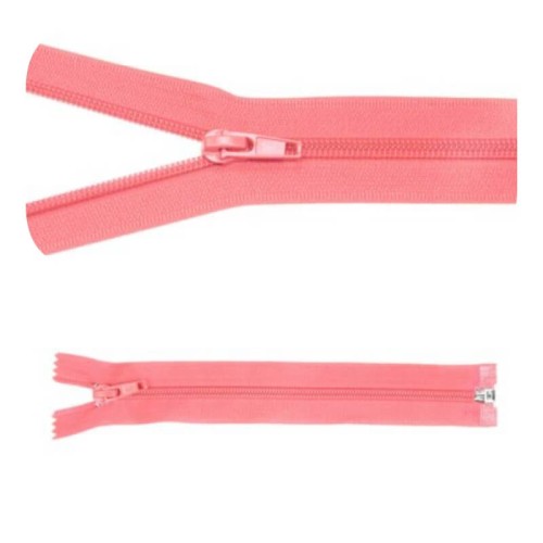 Zamek błyskawiczny #5 Rozdzielczy 35cm Jasny Róż 5szt