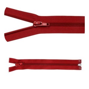 Zamek błyskawiczny #5 Rozdzielczy 60cm Bordo 5szt