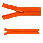 Zamek błyskawiczny #5 Rozdzielczy 80cm Pomarańcz 5szt