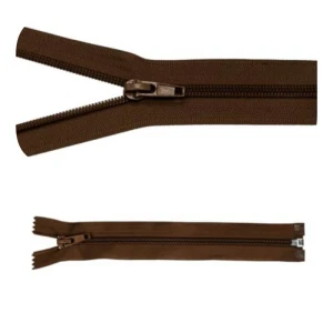 Zamek błyskawiczny #5 Rozdzielczy 60cm Brunatny 5szt