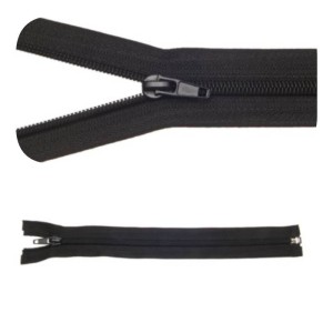 Zamek błyskawiczny #5 Rozdzielczy 30cm Czarny 5szt