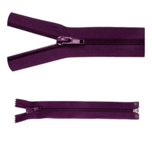 Zamek błyskawiczny #5 Rozdzielczy 35cm Ciemny Fiolet 5szt
