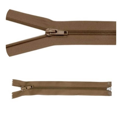 Zamek błyskawiczny #5 Rozdzielczy 35cm Kawa 5szt