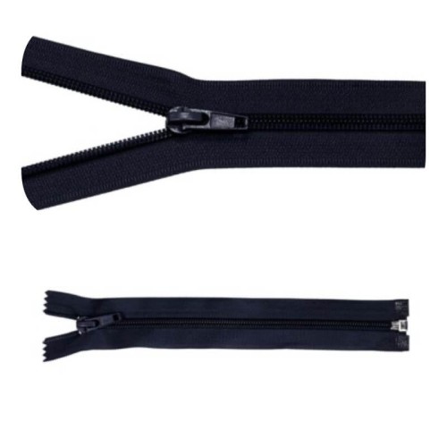 Zamek błyskawiczny #5 Rozdzielczy 55cm Ciemny Granat 5szt