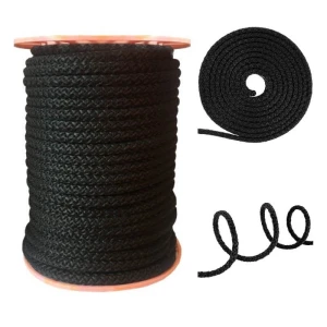 Sznur Lina 6mm Polipropylen Czarna 50mb