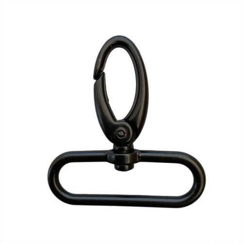 Karabinek 40x50mm karabińczyk Czarny Półmat Nierdzewny