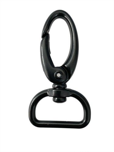 Karabinek 20x50mm karabińczyk Czarny Półmat Nierdzewny