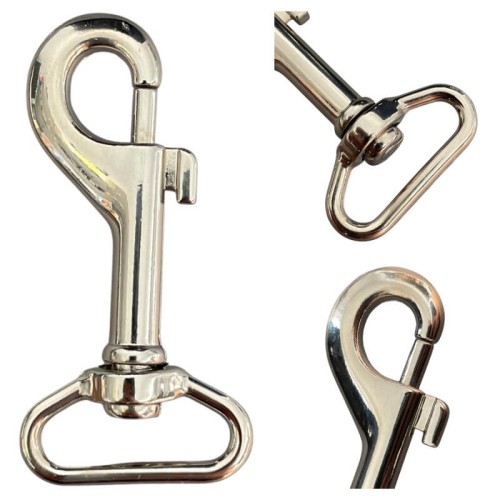 Karabinek 25x64mm karabińczyk zapięcie Nierdzewny 5szt