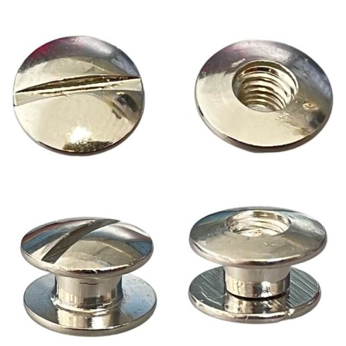 Nity skręcane Śrubka 2mm Srebrny 10szt