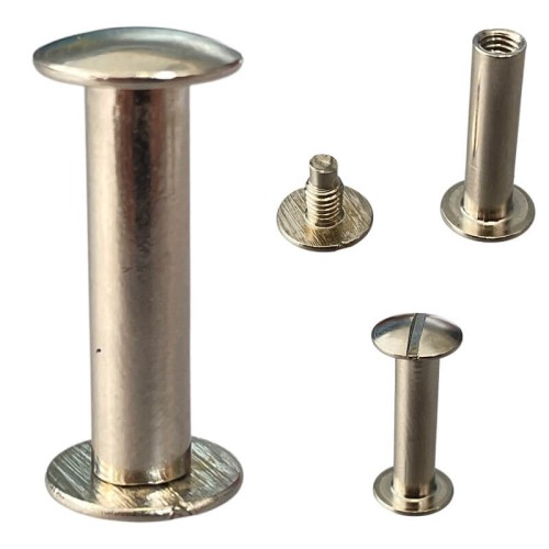 Nity skręcane Śrubka 20mm Srebrny 5szt