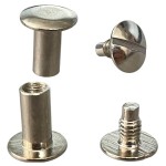 Nity skręcane Śrubka 10mm Srebrny 5szt