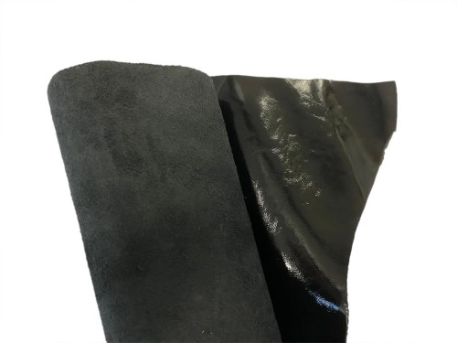 Skóra naturalna LAKIEROWANA czarna 1.0-1.1mm