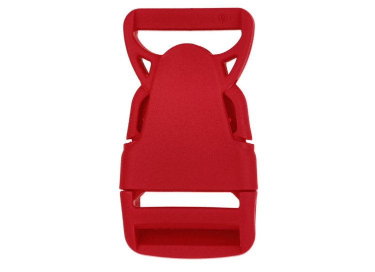 Klamra Plastikowa 30mm Zapięcie Zatrzask CZERWONA 5szt