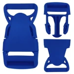 Klamra Plastikowa 30mm Zapięcie Zatrzask NIEBIESKA 5szt