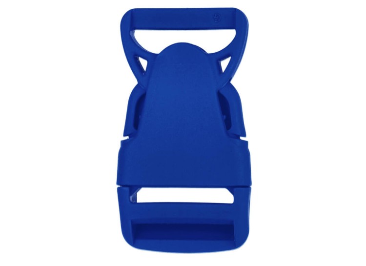 Klamra Plastikowa 30mm Zapięcie Zatrzask NIEBIESKA 5szt