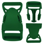 Klamra Plastikowa 30mm Zapięcie Zatrzask ZIELONA 5szt