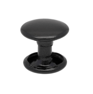 Nity dwustronne 10x9mm Krawieckie Czarny Mat 100szt