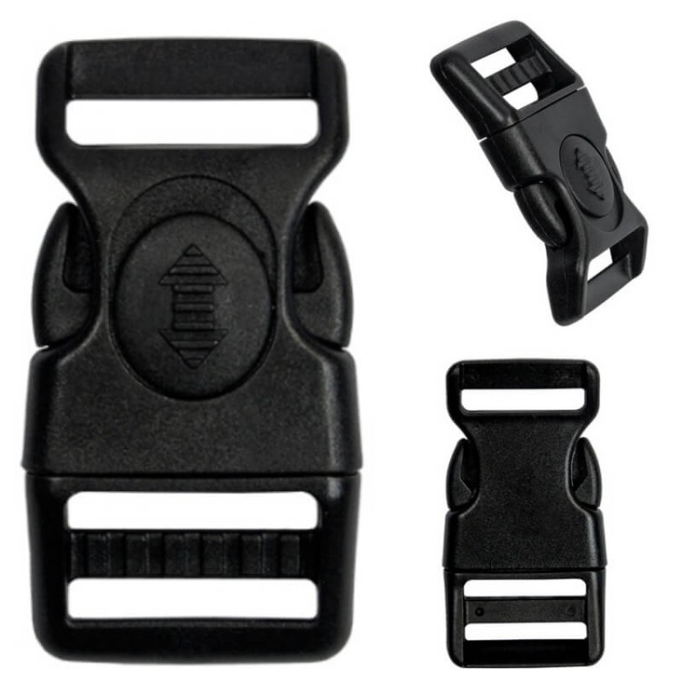 Klamra 25mm Plastik 3pkt 5szt