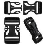 Klamra plastikowa 25x59mm Zapięcie Zatrzask 5szt