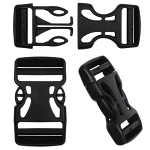 Klamra plastikowa 25x59mm Zapięcie Zatrzask 5szt