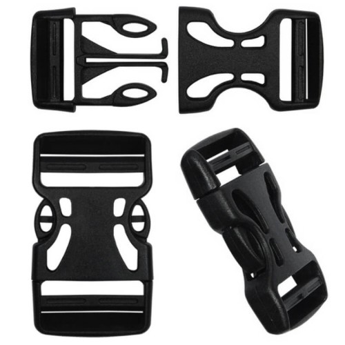 Klamra plastikowa 25x59mm Zapięcie Zatrzask 5szt