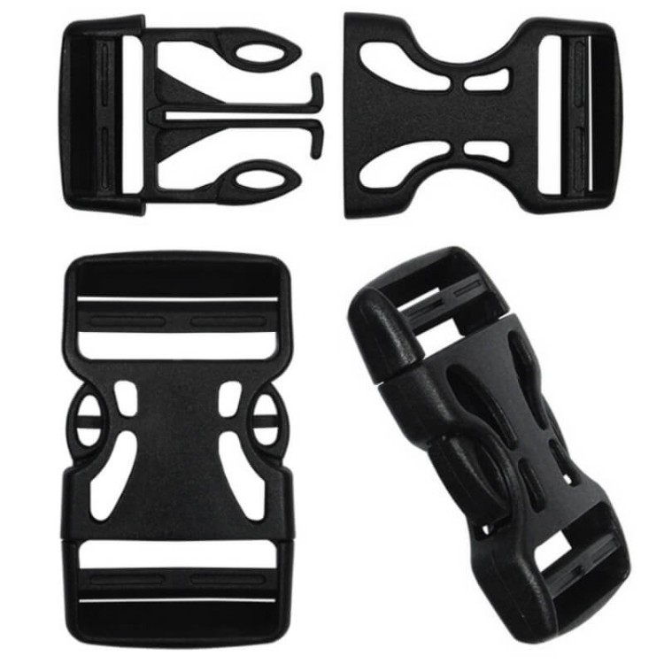 Klamra plastikowa 25x59mm Zapięcie Zatrzask 5szt