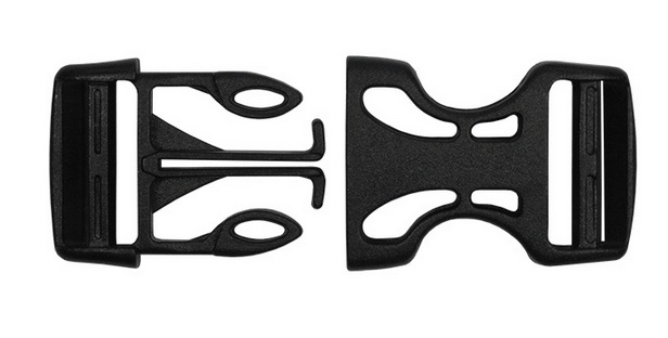 Klamra plastikowa 25x59mm Zapięcie Zatrzask 5szt