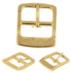 Klamerka sprzączka do paska 18mm szlufka 5szt Złota