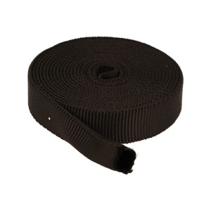 Taśma Rurowa 30mm Polipropylen Czarna 5mb