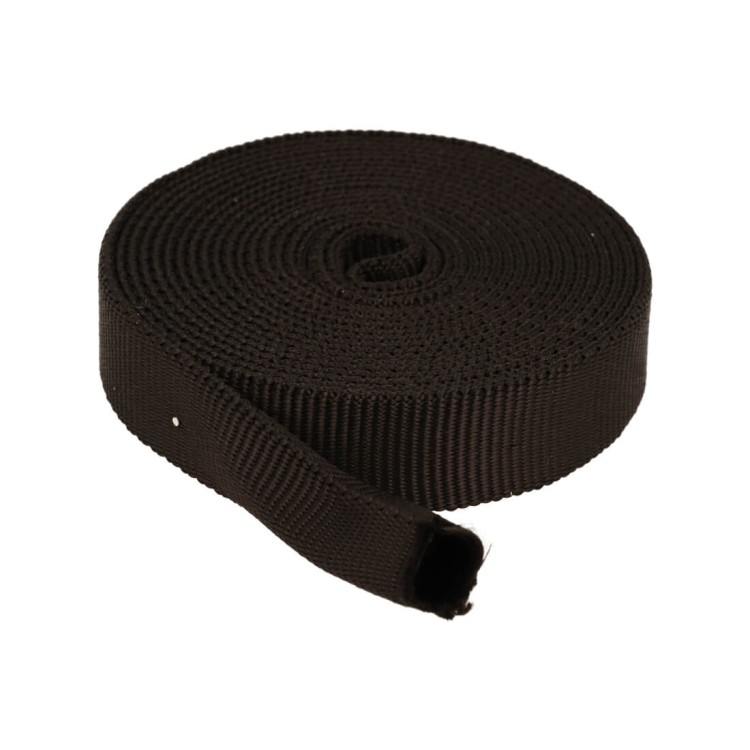 Taśma Rurowa 20mm Polipropylen Czarna 5mb
