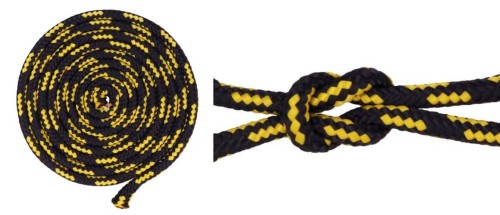 Lina Linka Sznur 6mm Granat/Żółta Rdzeń 10mb