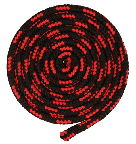 Lina Linka Sznur 6mm Czarno/czerwona Rdzeń 10mb