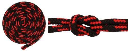 Lina Polipropylenowa Rdzeń 10mm Czarno/Czerwona 5m