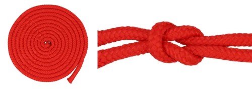 Lina Linka 5mm Polipropylenowa Czerwona 10m