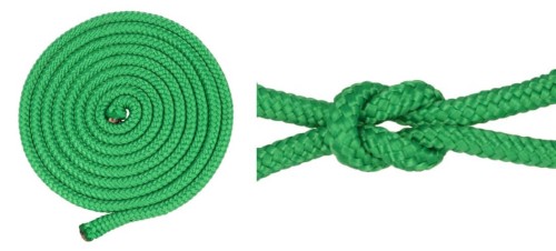 Lina Pleciona 6mm Polipropylenowa Rdzeń 25mb Zielona