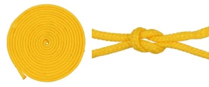 Lina Pleciona 4mm Polipropylenowa Rdzeń 25mb Żółta